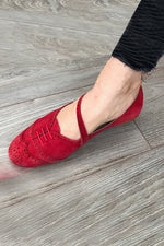 Swing Shoe Red Suede