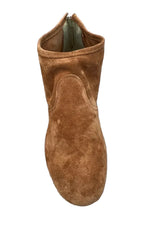 Torri Zzaoui Suede Dance Bootie - Cognac - FINAL SALE