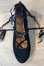 Juliette Ballet Flat - Flexible Laces - Black - FINAL SALE