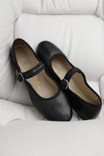 PortDance Ballerina Flats - Indoor & Outdoor - Black Leather