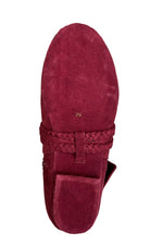 Tinker Bell Micro Suede Dance Boots - Burgundy