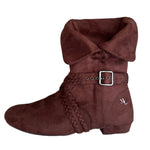 Tinker Bell Micro Suede Dance Boots - Chestnut Brown