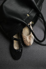 PortDance Ballerina Flats - Indoor & Outdoor - Light Metallic Sequins