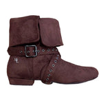 Tinker Bell Micro Suede Dance Boots - Chestnut Brown