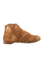 Torri Zzaoui Suede Dance Bootie - Cognac - FINAL SALE