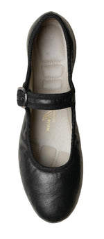 PortDance Ballerina Flats - Indoor & Outdoor - Black Leather