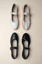 PortDance Ballerina Flats - Indoor & Outdoor - Black Leather