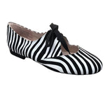 Jazz Dance Shoes - Zebra Print - FINAL SALE