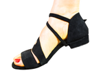 Lynia Black 1cm and 2cm heel