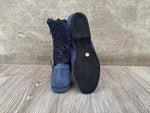 FINAL SALE Leo Dance Lace Bootie Blue