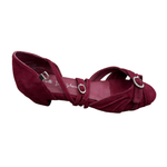 Coca Dance Sandals - Adjustable - Wine Red