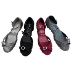 Coca Dance Sandals - Adjustable - Grey Suede