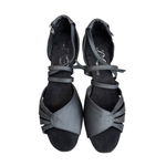 FINAL SALE (SAMPLE) Leo Dance black sparkle strap sandal