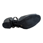 FINAL SALE (SAMPLE) Leo Dance black sparkle strap sandal