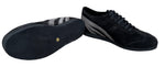 Flexee Sport -Black / Grey Suede Dance Trainer