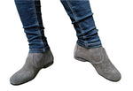 Torri Zzaoui Suede Dance Bootie - Grey - FINAL SALE