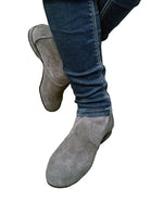 Torri Zzaoui Suede Dance Bootie - Grey - FINAL SALE