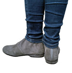 Torri Zzaoui Suede Dance Bootie - Grey - FINAL SALE
