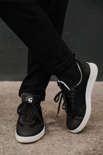 PortDance OPORTO Groovies Dance Sneakers - Black Leather/Mesh