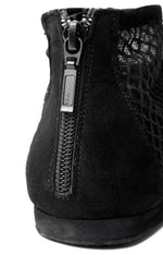 PortDance Zip Up Mesh Swing Bootie - Beige