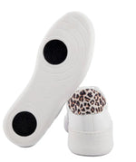 PortDance MUMBAI Groovies Dance Sneakers - White/Leopard