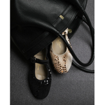 PortDance Ballerina Flats - Indoor & Outdoor - Black Sequins