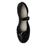 PortDance Ballerina Flats - Indoor & Outdoor - Black Sequins