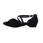FINAL SALE Sara Low Heel Dance Sandal Black