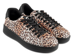 PortDance BALI Groovies Dance Sneakers - Black/Leopard