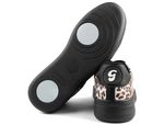 PortDance BALI Groovies Dance Sneakers - Black/Leopard