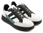 Portdance HELSINKI Groovies Dance Sneakers - White/Black/Green