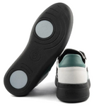 Portdance HELSINKI Groovies Dance Sneakers - White/Black/Green