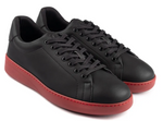 PortDance CHICAGO Groovies Dance Sneakers - Black Leather/Bordeaux