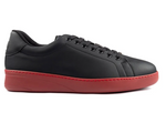 PortDance CHICAGO Groovies Dance Sneakers - Black Leather/Bordeaux