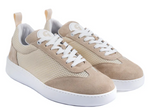 PortDance PARIS Groovies Dance Sneakers - Beige Leather/Mesh