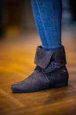 Tinker Bell Micro Suede Dance Boots - Grey