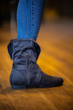 Tinker Bell Micro Suede Dance Boots - Grey