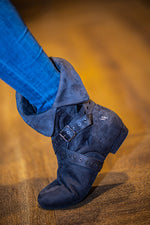 Tinker Bell Micro Suede Dance Boots - Grey