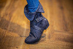 Tinker Bell Micro Suede Dance Boots - Grey