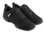 PortDance Groovies Split Sole Dance Trainers - Vegan Black