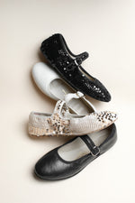 PortDance Ballerina Flats - Indoor & Outdoor - Black Leather