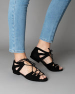 Patty Dance Sandals by Dance Crush - Black