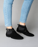 Bella Dance Bootie by Dance Crush - Black