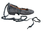 Juliette Ballet Flat - Flexible Laces - Charcoal Grey - FINAL SALE