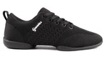 PortDance Groovies Split Sole Dance Trainers - Vegan Black