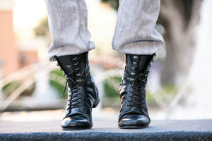 The KING Combat Boots - Black